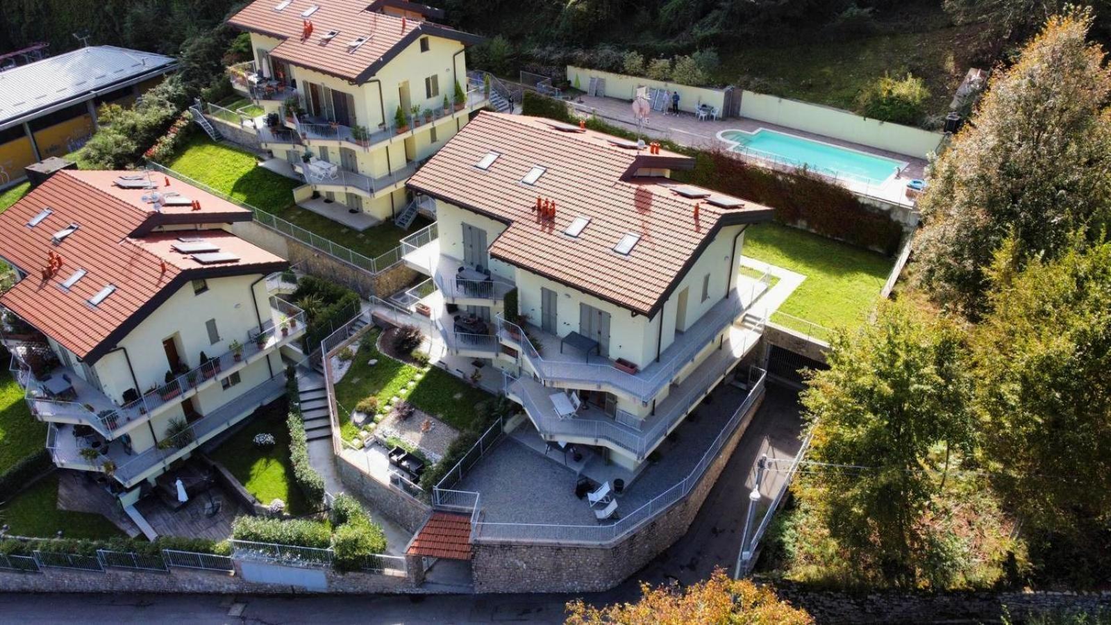 Vista Dolce Isola _ Lakeview Pool, Terrace & Garden Apartment Ардженьо Екстер'єр фото