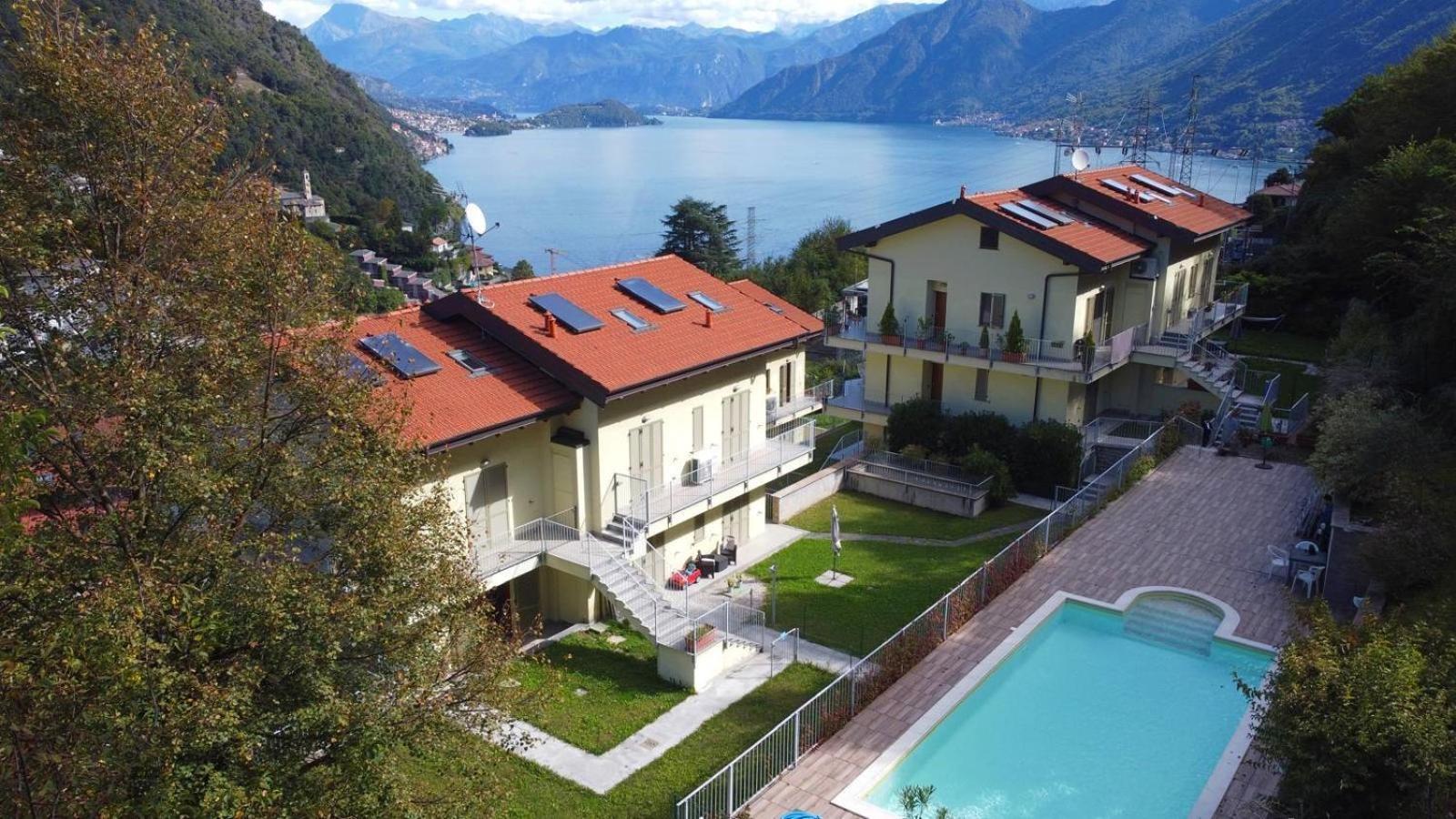 Vista Dolce Isola _ Lakeview Pool, Terrace & Garden Apartment Ардженьо Екстер'єр фото